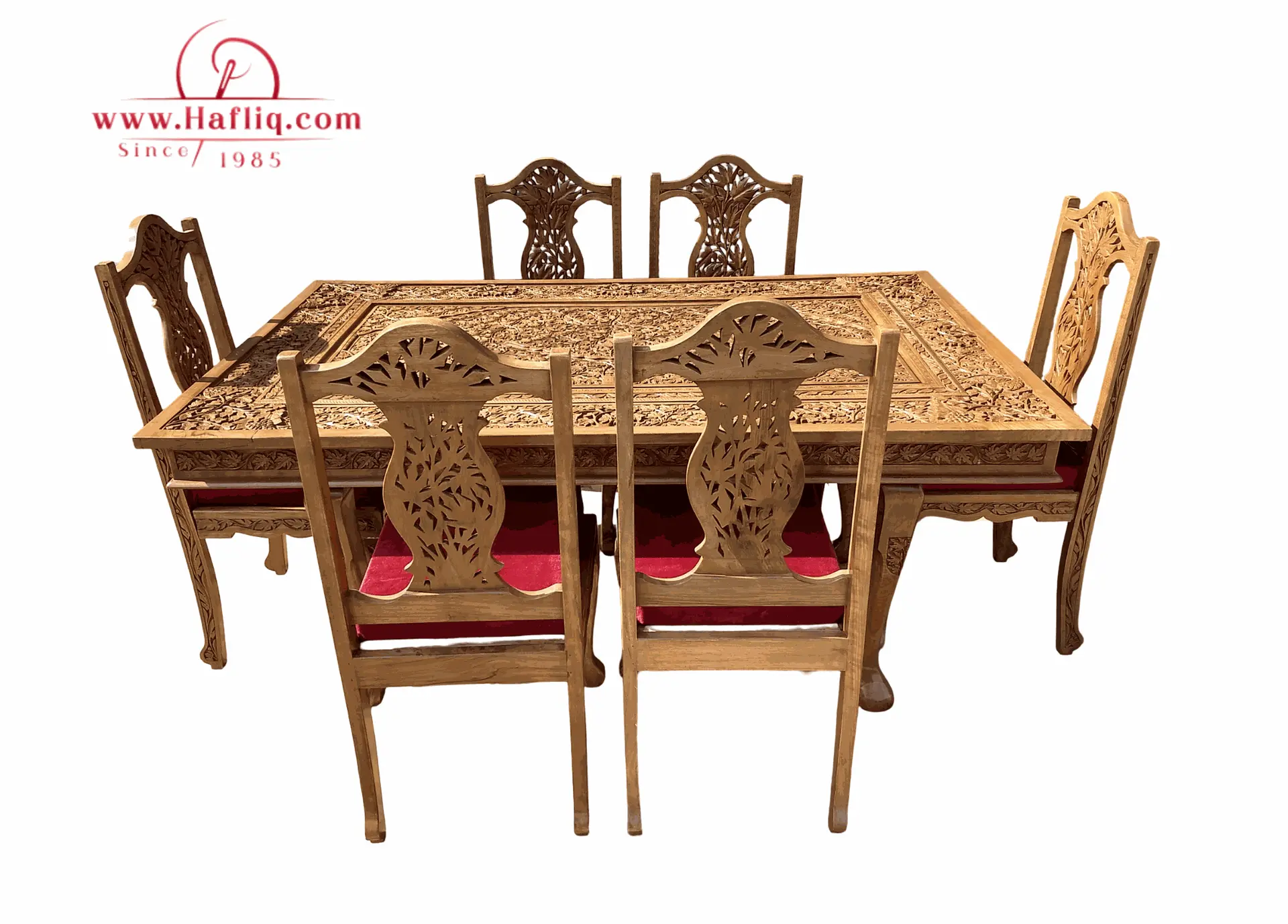 dining table, walnut wood carving, asthetic