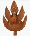 Walnut Wood Small Chinar Key Hanger