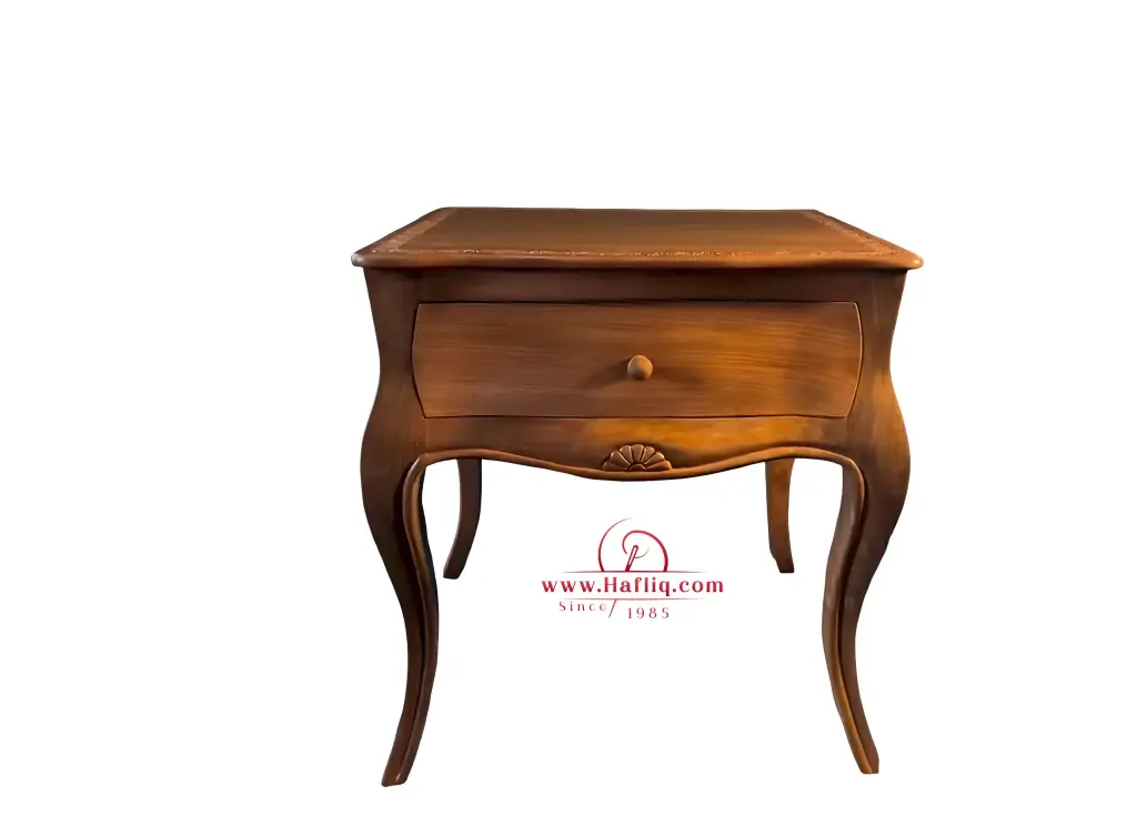 Elegant Kashmiri Wood Side Table