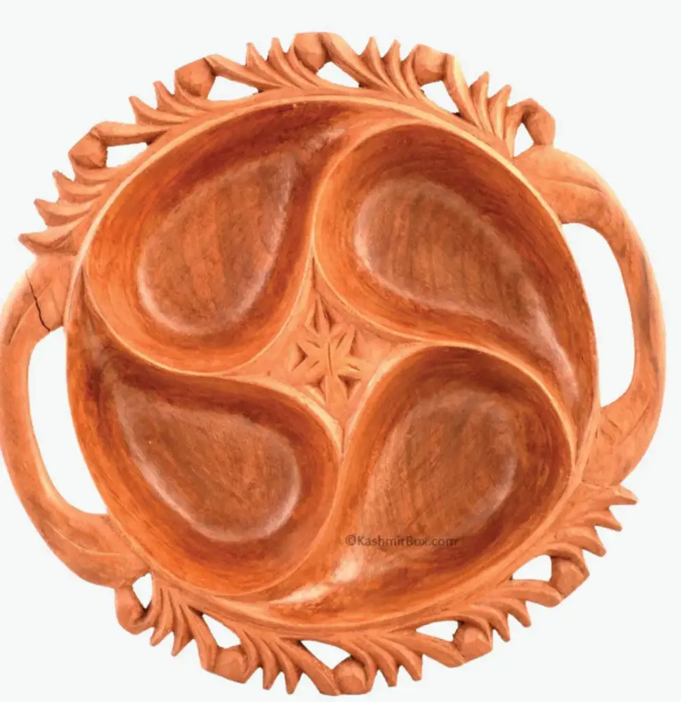 Walnut Wood Four Component Bowl