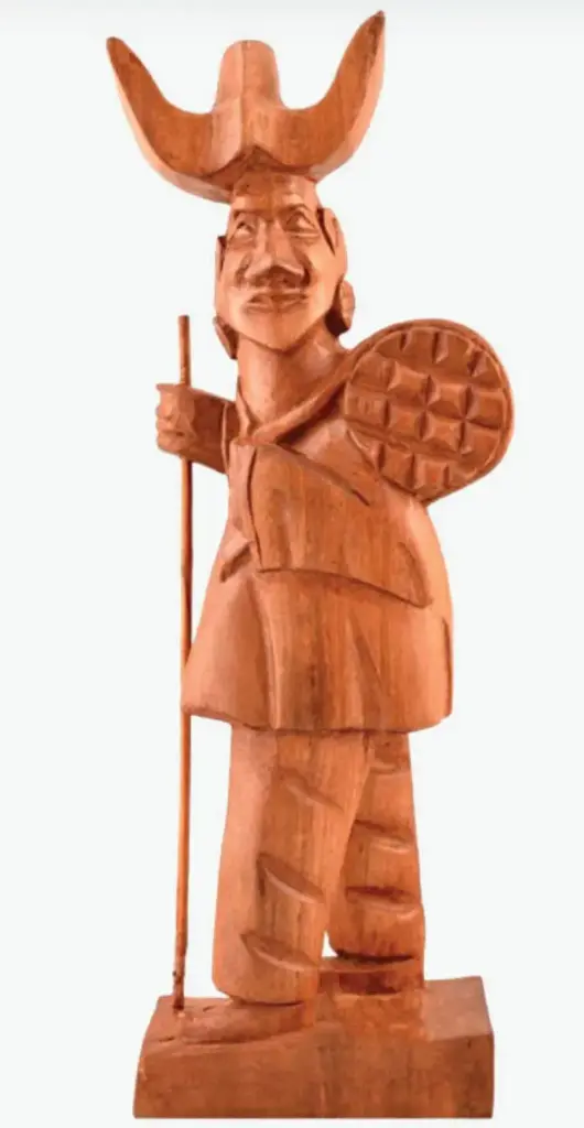 Walnut Wood Traditional Ladakh Sculpture