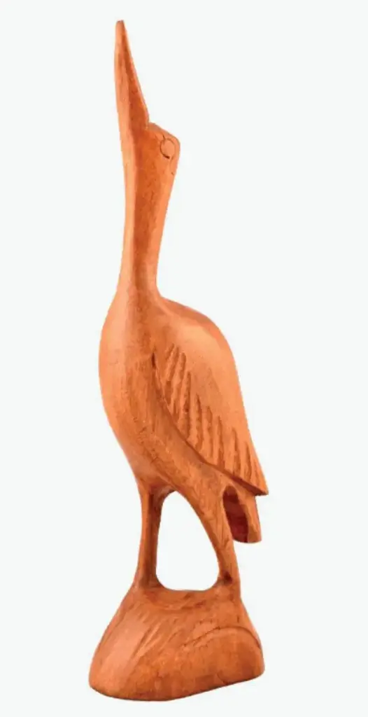 Walnut Wood Beak Up Bird