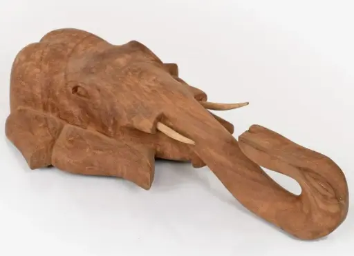 Walnut Wood Handcrafted Elephant